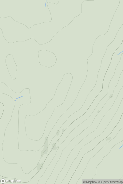 Thumbnail image for Hunt Hill [The River Tweed to the English Border] showing contour plot for surrounding peak